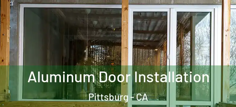  Aluminum Door Installation Pittsburg - CA