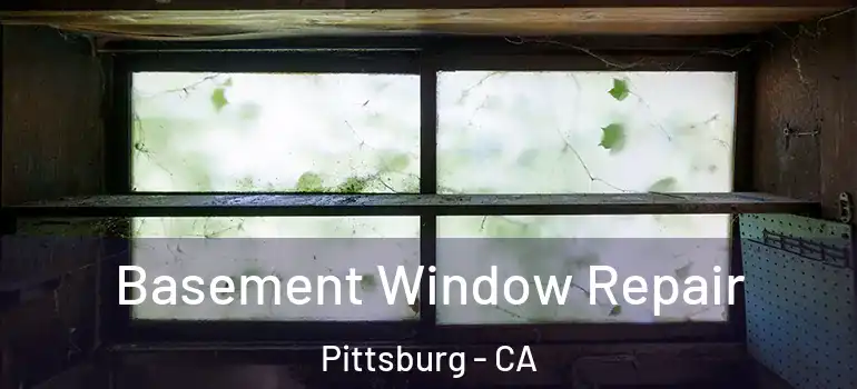 Basement Window Repair Pittsburg - CA