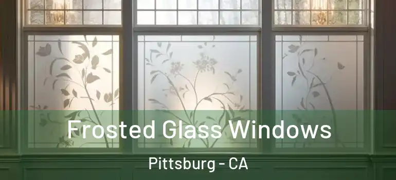  Frosted Glass Windows Pittsburg - CA