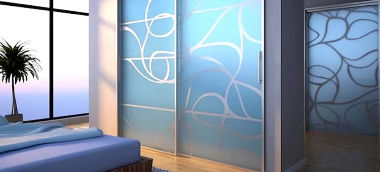 Frosting Glass Cabinet Doors in Pittsburg, CA