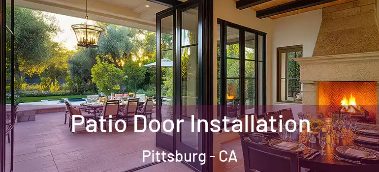  Patio Door Installation Pittsburg - CA