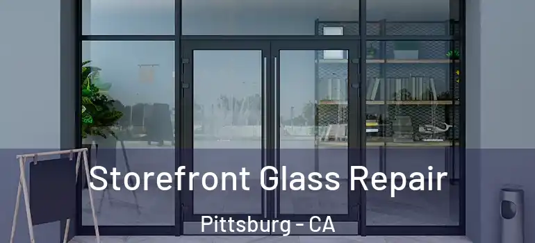  Storefront Glass Repair Pittsburg - CA