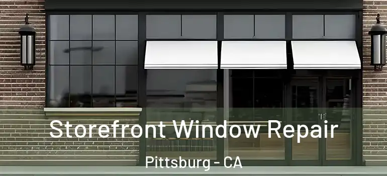  Storefront Window Repair Pittsburg - CA