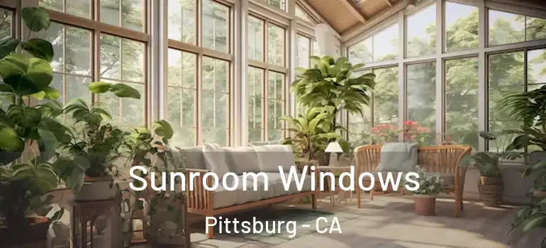  Sunroom Windows Pittsburg - CA