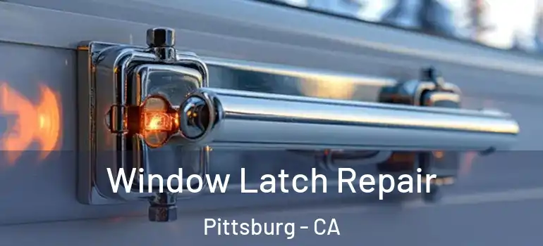  Window Latch Repair Pittsburg - CA